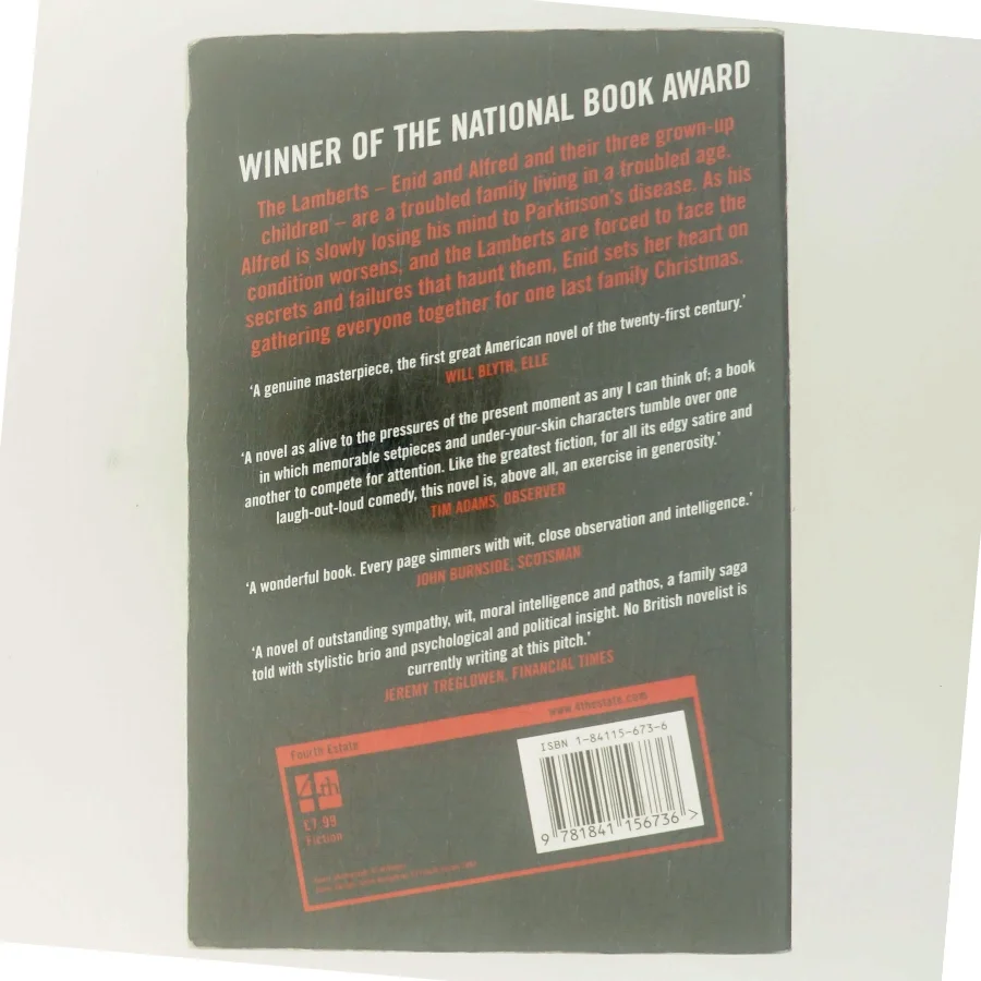 The corrections af Jonathan Franzen (Bog)