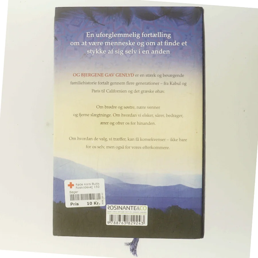 Og bjergene gav genlyd af Khaled Hosseini (Bog)
