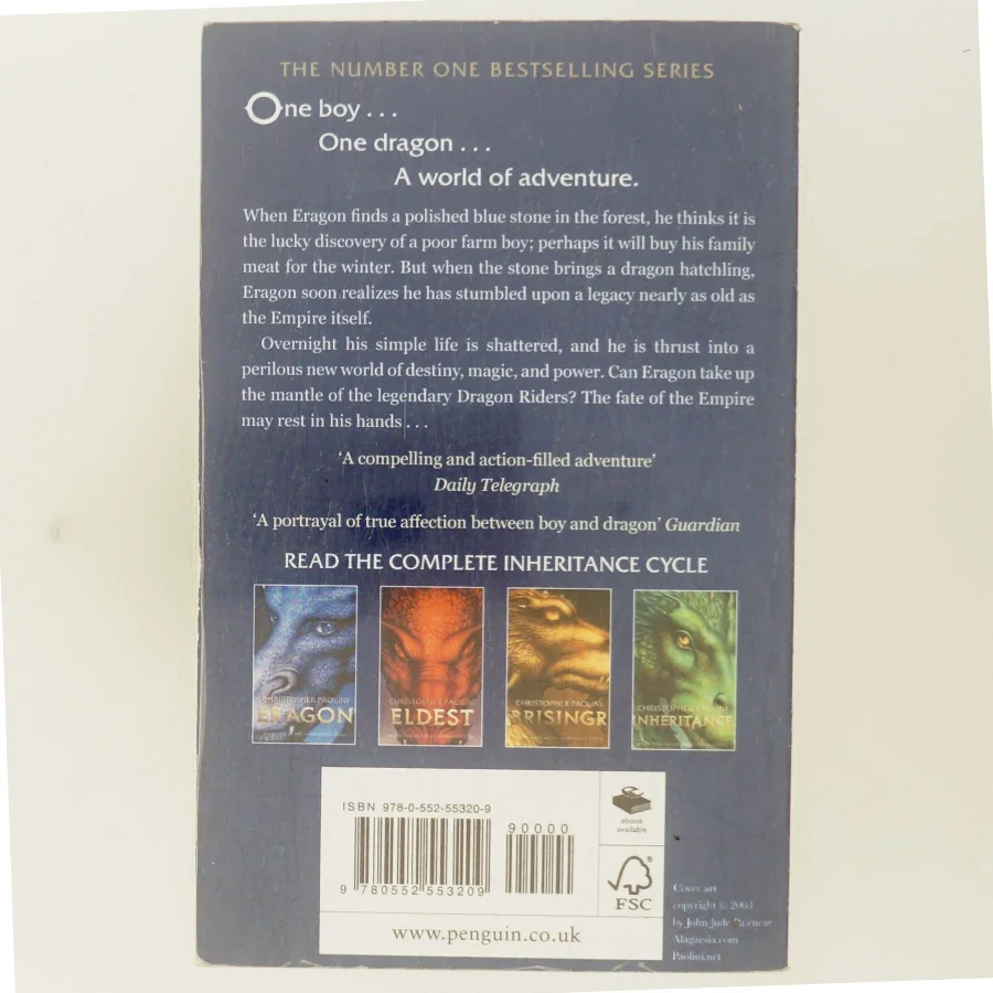 Eragon af Christopher Paolini (Bog)