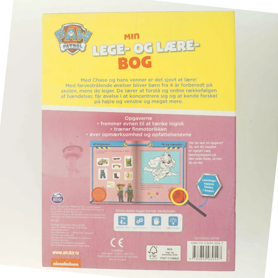PAW Patrol – Min lege- og lærebog (Bog)