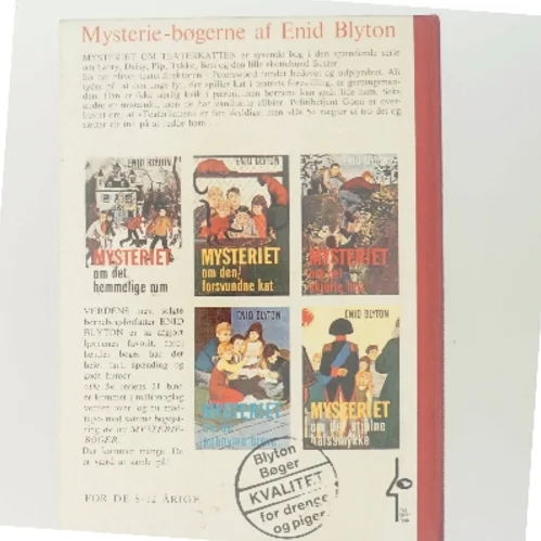 Mysteriet om teaterkatten af Enid Blyton (Bog)
