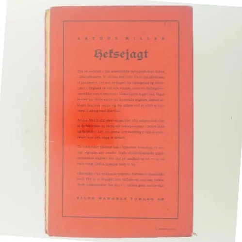 Heksejagt af Arthur Miller (Bog)