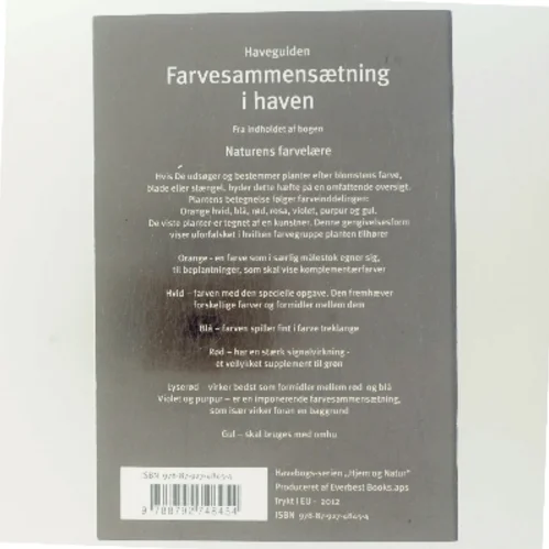 Farvesammensætning i haven af Haveguiden (Bog)