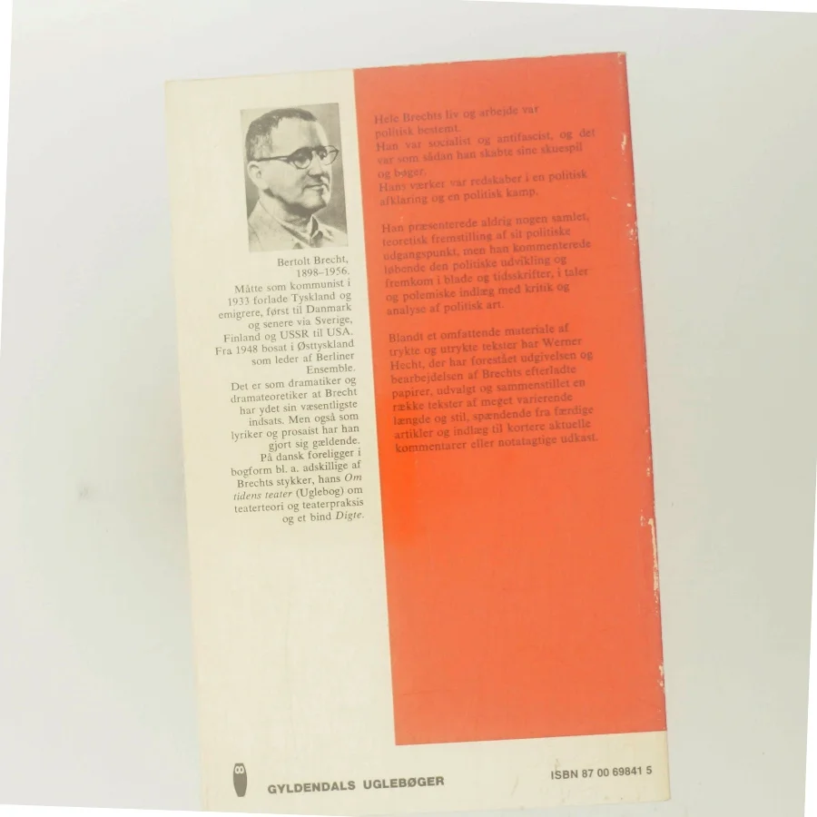 Politiske skrifter af Bertolt Brecht (Bog)
