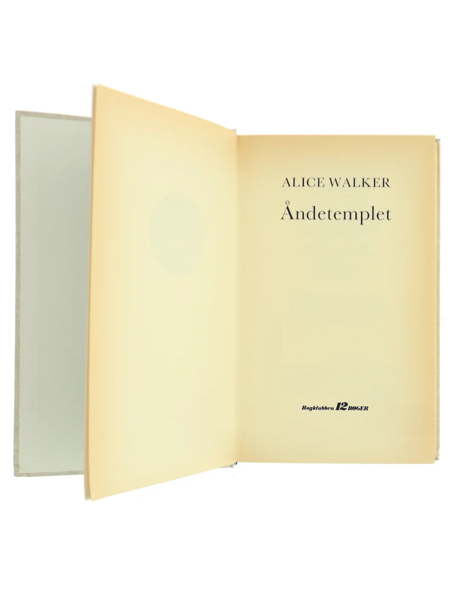 Forsiden af Åndetemplet af Alice Walker