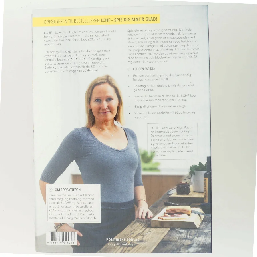 Mæt & slank med LCHF af Jane Faerber (Bog)