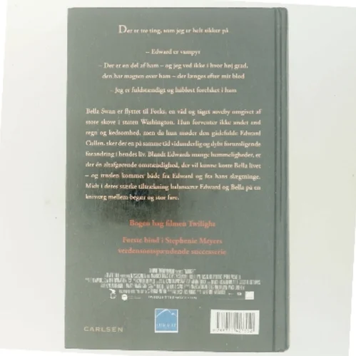 Twilight - tusmørke 1 af Stephenie Meyer (Bog)