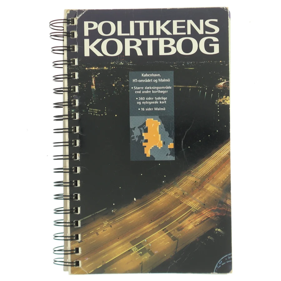 Politikens Kortbog - København, HT-området og Malmö af Politikens Forlag (Bog)