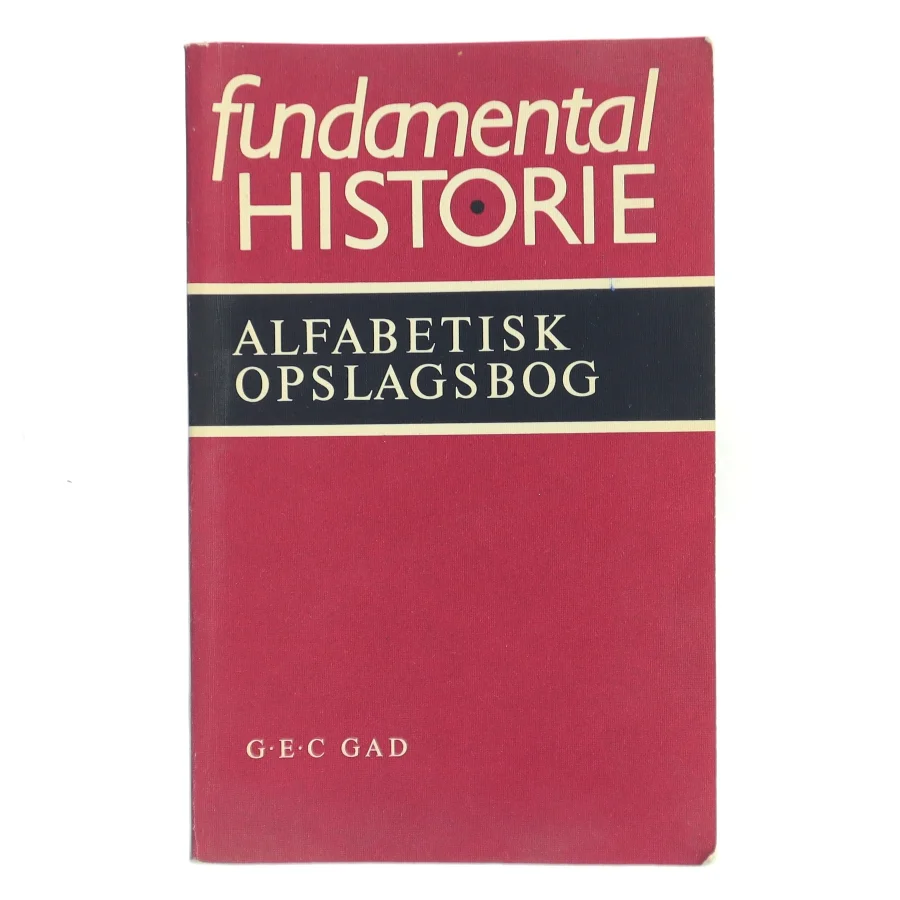Fundamental historie – alfabetisk opslagsbog (Bog)