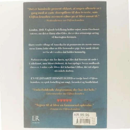 En velbevaret hemmelighed af Jeffrey Archer (Bog)