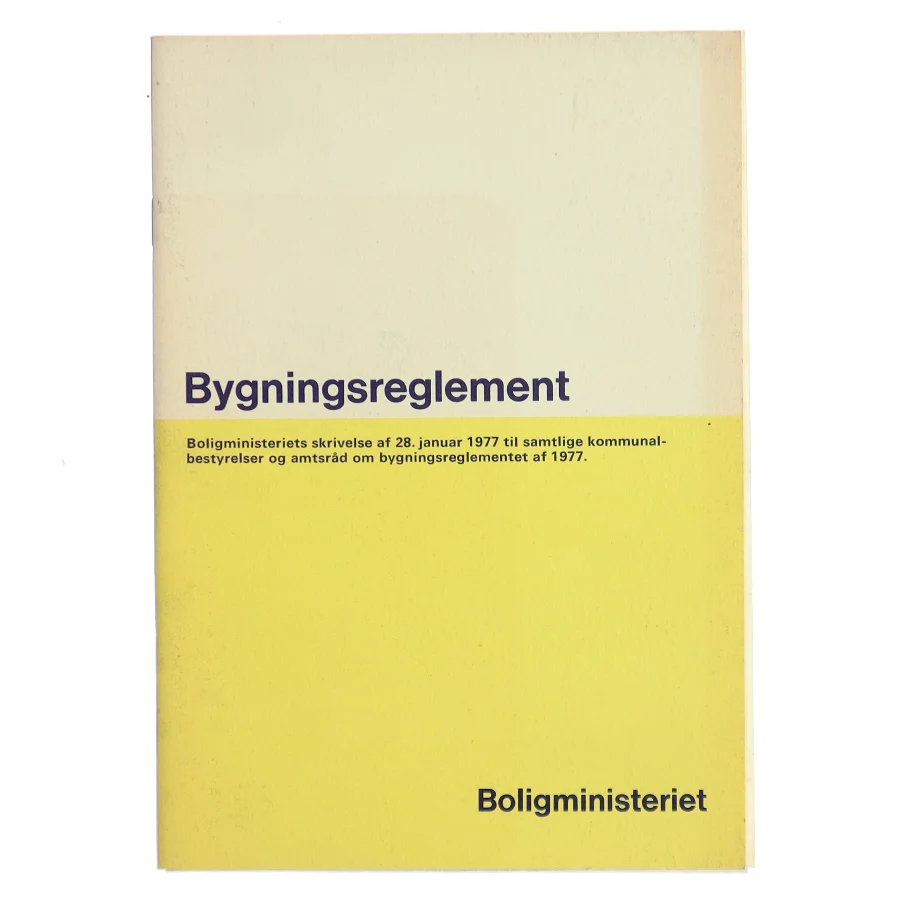 Bygningsreglement af Boligministeriet (Bog)