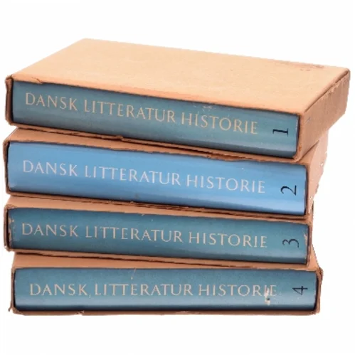 Dansk Litteratur Historie bind 1-4 (Bog)