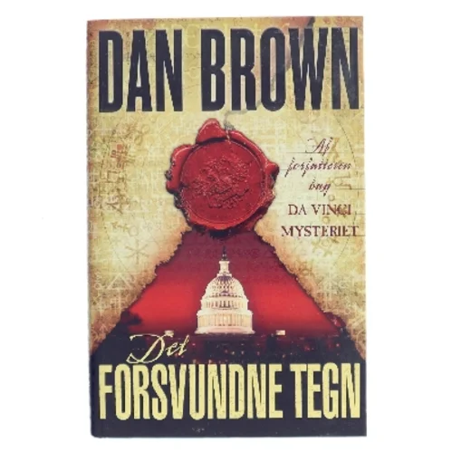 Det forsvundne tegn af Dan Brown (Bog)
