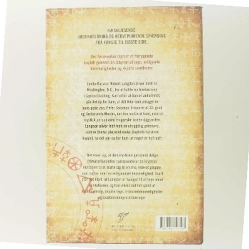 Det forsvundne tegn af Dan Brown (Bog)