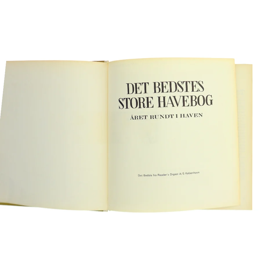 Det Bedstes store havebog af Det Bedste fra Reader's Digest (Bog)