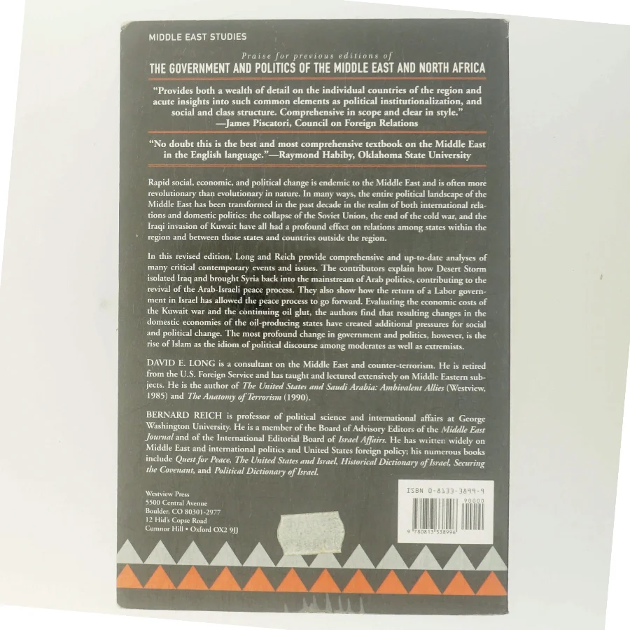 The government and politics of the Middle East and North Africa (Bog)
