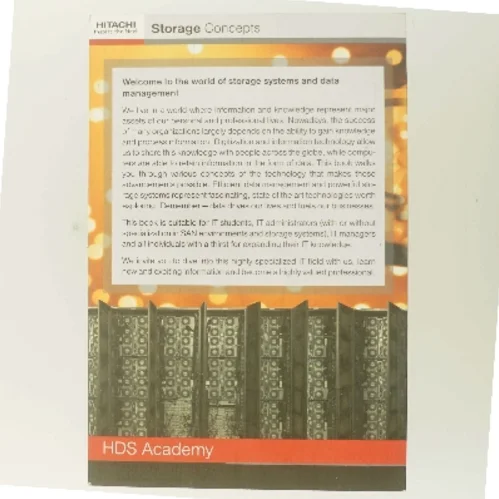 Storage Concepts af HDS Academy (Bog)
