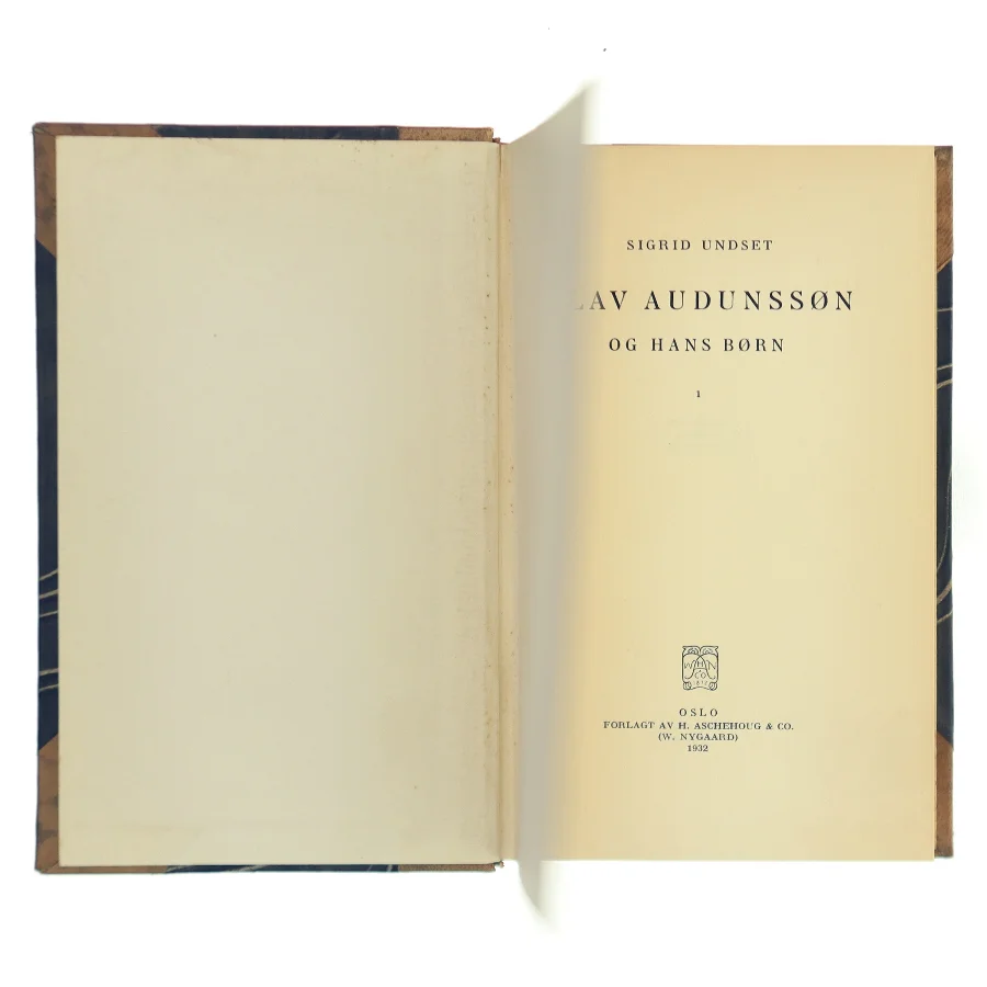 Lav Audunssøn og hans børn 1 af Sigrid Undset (Bog)