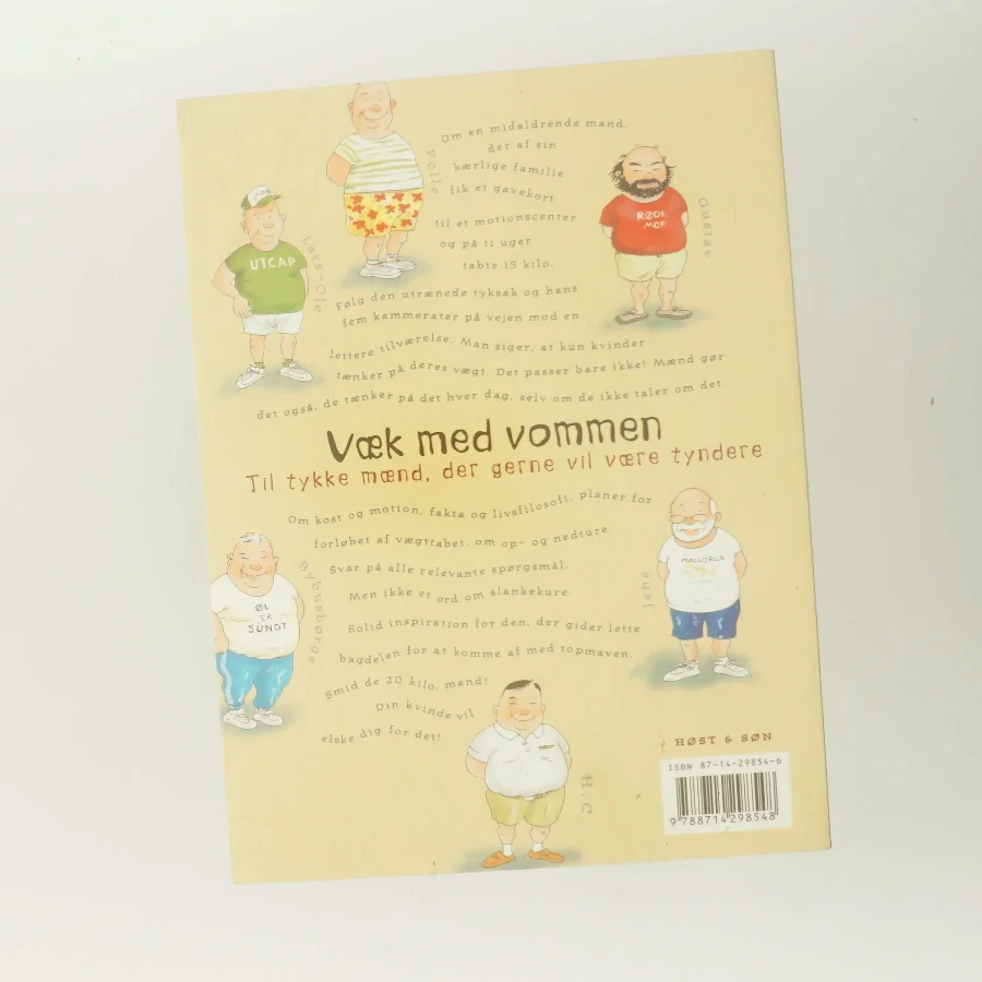 Væk med vommen : til tykke mænd, der gerne vil være tyndere af Jens Troense (Bog)
