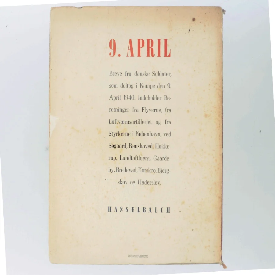 9. april (Bog)