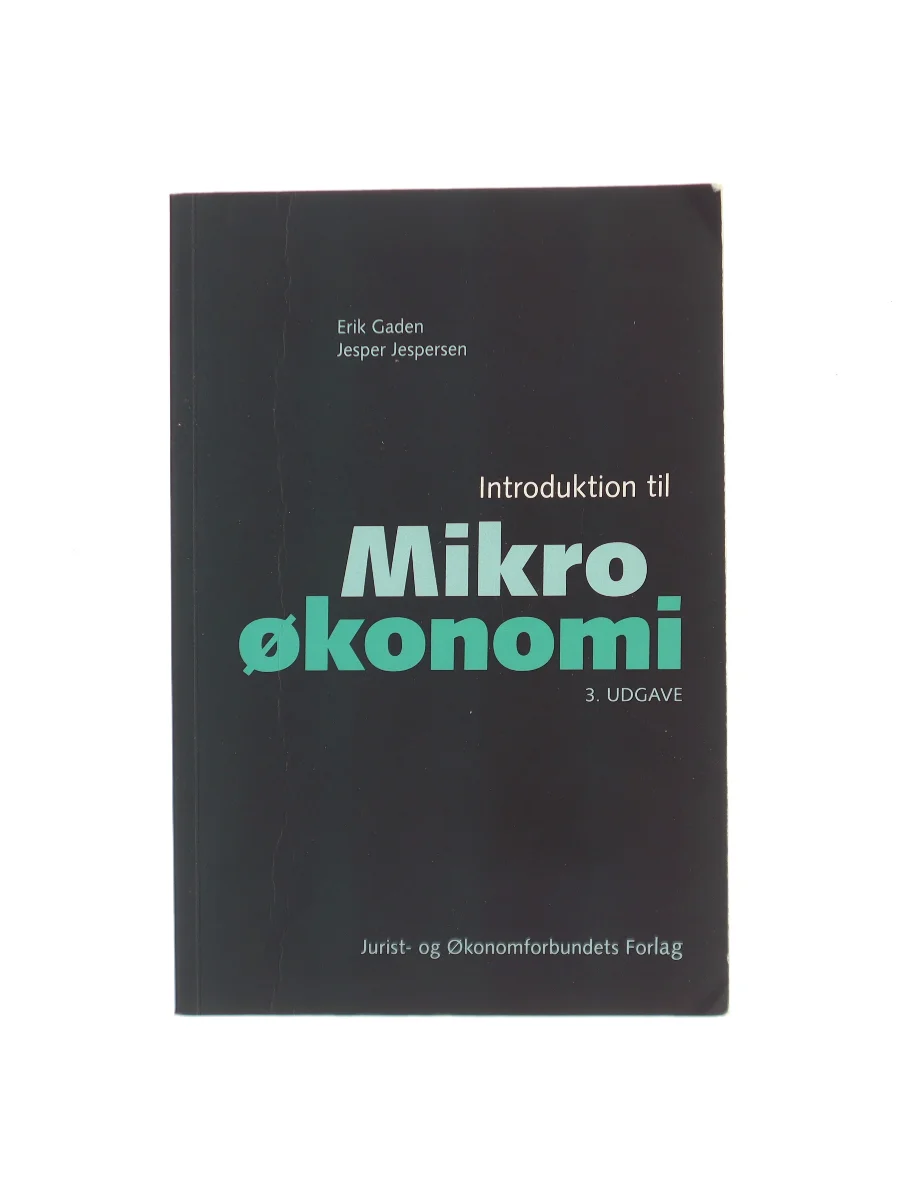 Forsiden af Introduktion til mikroøkonomi af Erik Gaden