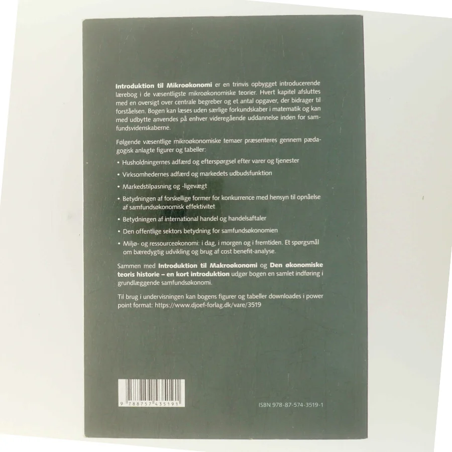 Introduktion til mikroøkonomi af Erik Gaden (Bog)