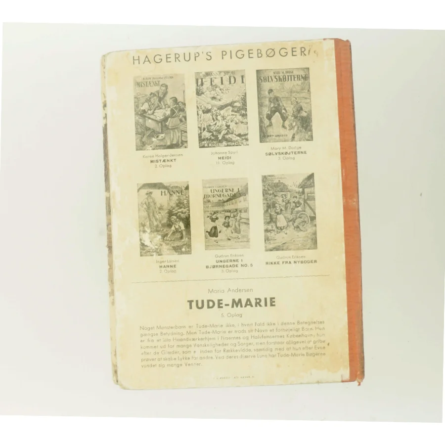 Tude-Marie af Maria Andersen (Bog)