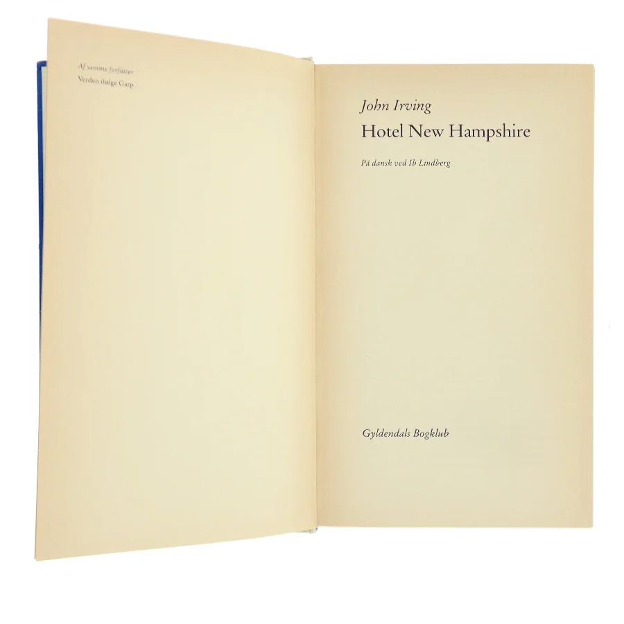 Hotel New Hampshire af John Irving (Bog)