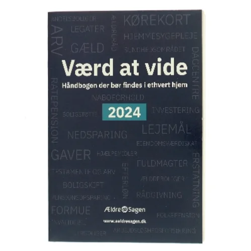 Værd at vide 2024 af Ældre Sagen (Bog)