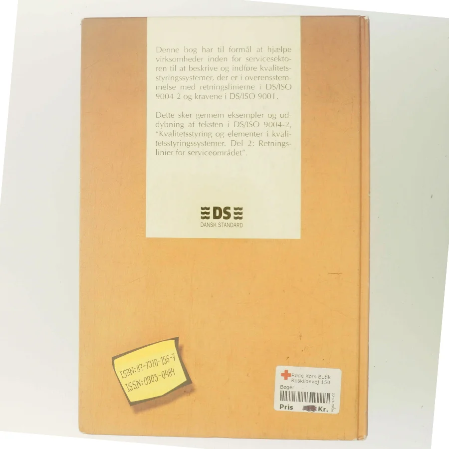 Kvalitet i servicesektoren DS/ISO 9004-2 af Poul Buch Jensen (Bog)
