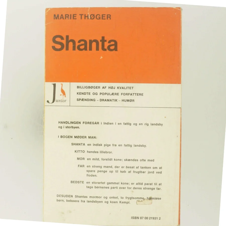 Shanta af Marie Thøger (Bog)