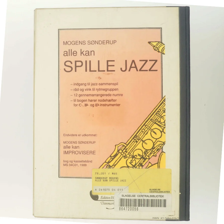 Alle kan spille jazz af Mogens Sønderup (Bog)