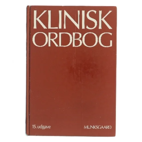 Klinisk ordbog af Niels Holm-Nielsen (Bog)