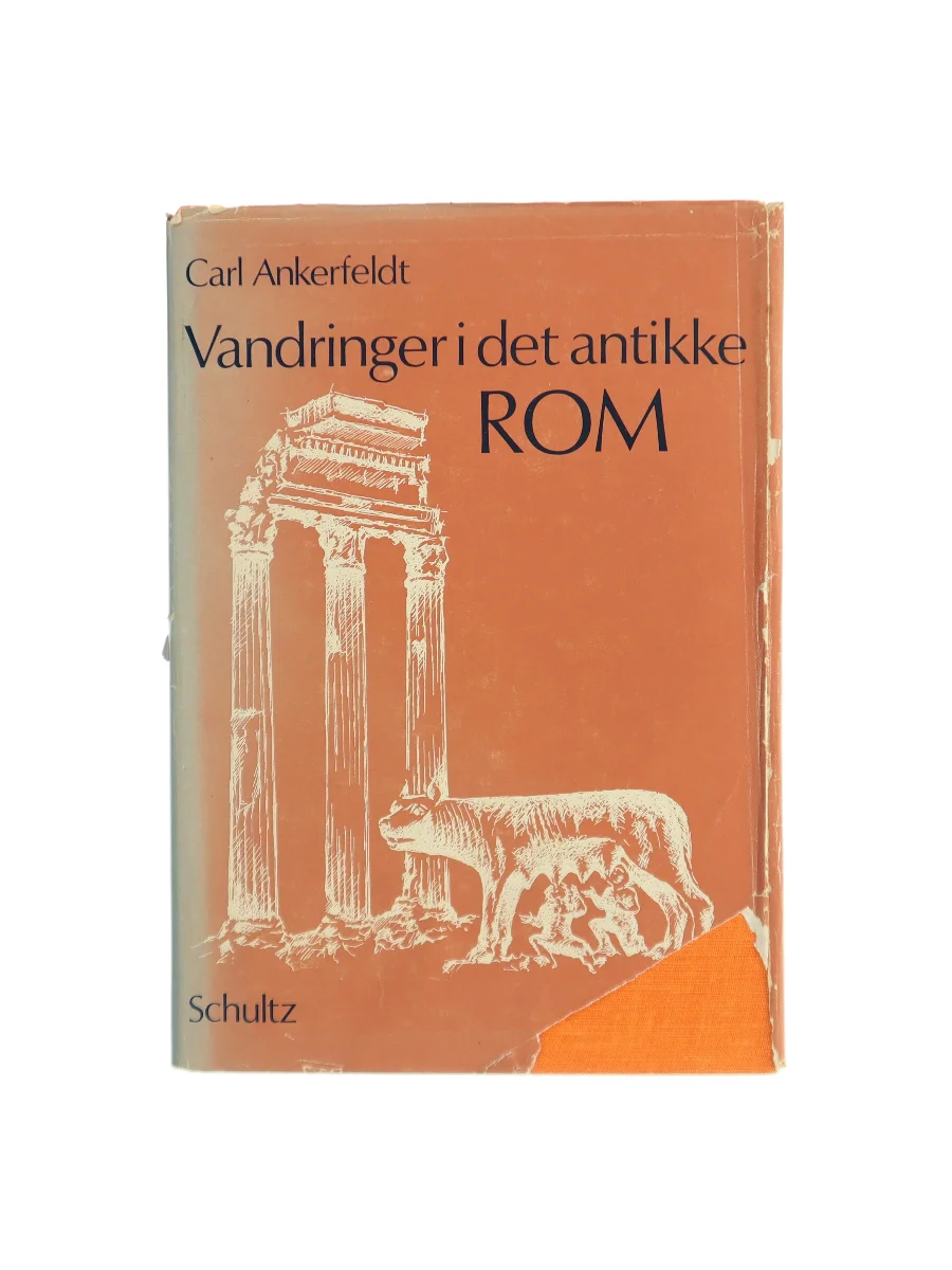 Forsiden af Vandringer i det antikke Rom af Carl Ankerfeldt