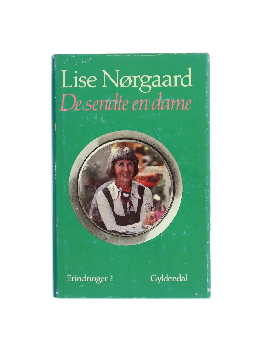 Forsiden af De sendte en dame af Lise Nørgaard