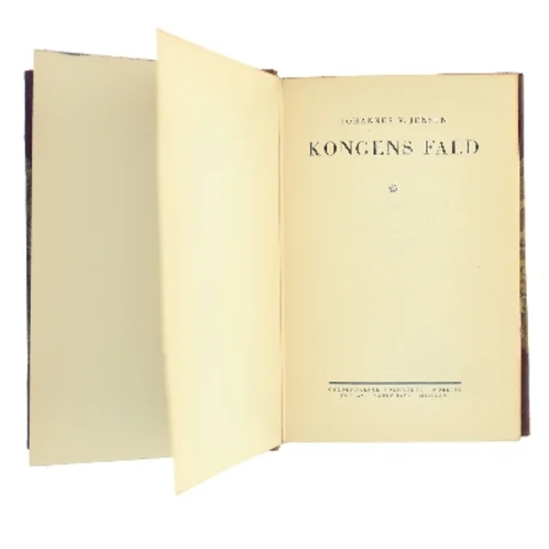 Kongens Fald af Johannes V. Jensen (Bog)