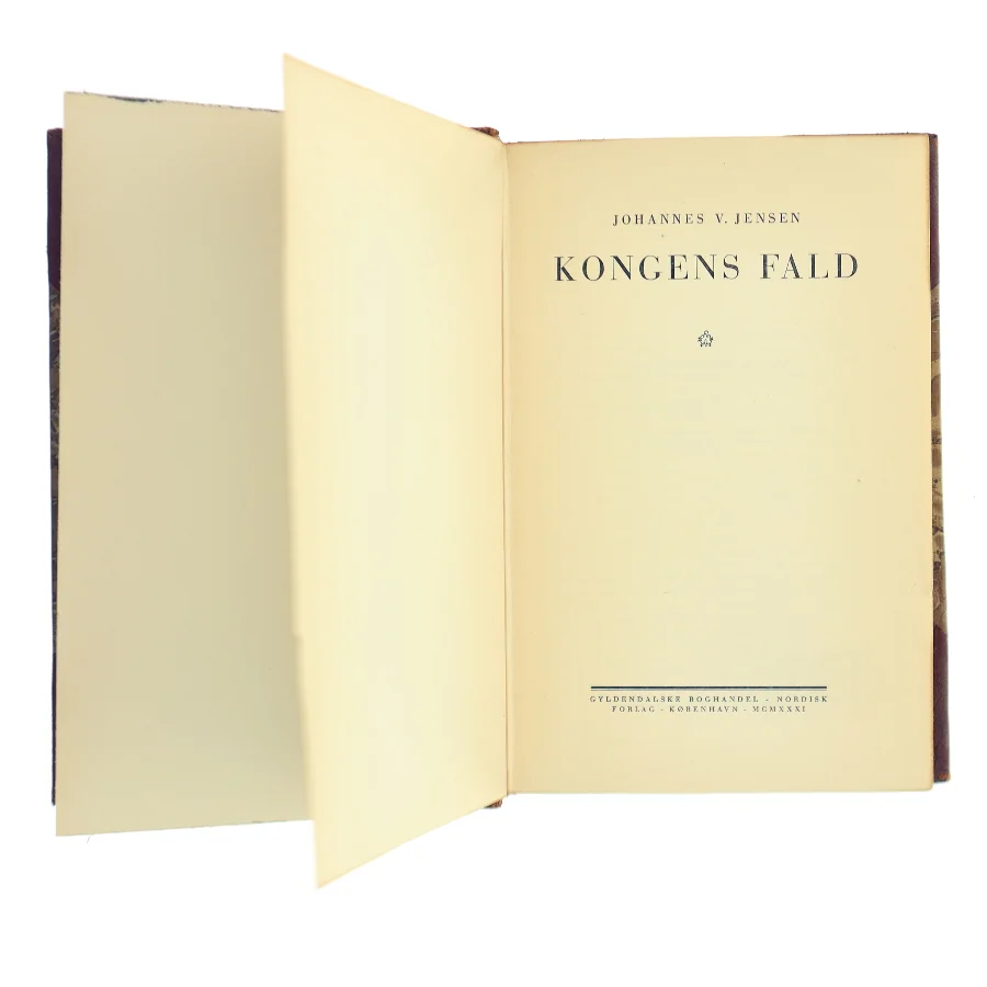 Kongens Fald af Johannes V. Jensen (Bog)