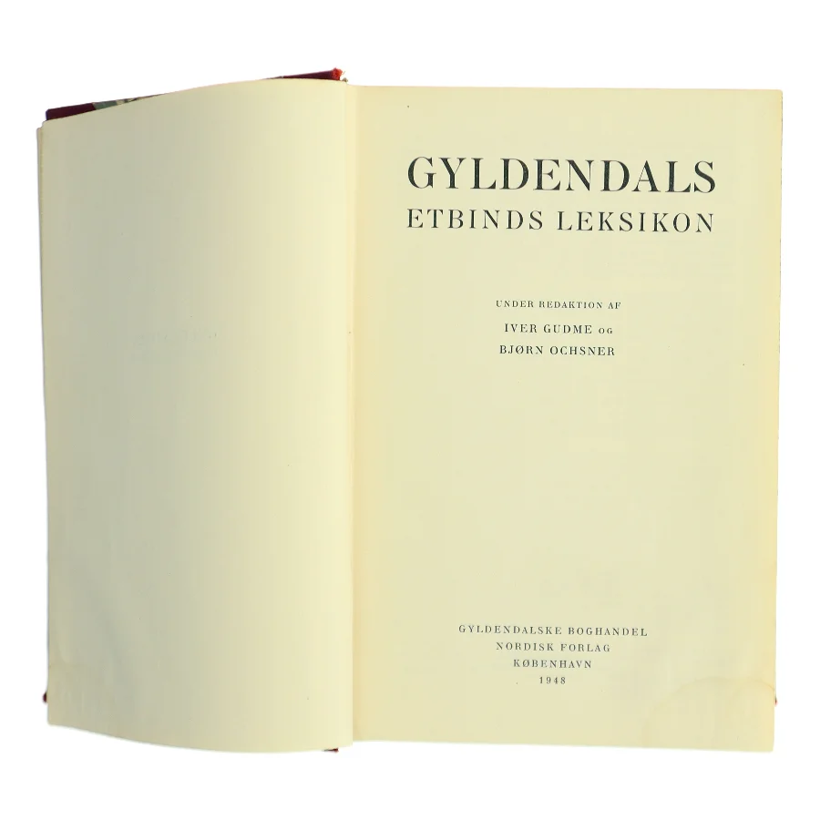 Gyldendals etbinds leksikon (Bog)
