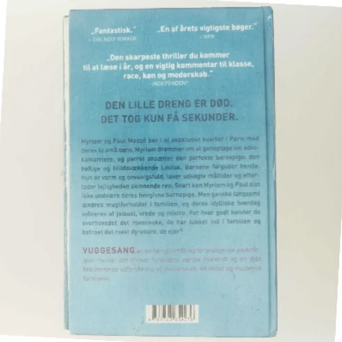 Vuggesang : roman af Leïla Slimani (f. 1981) (Bog)