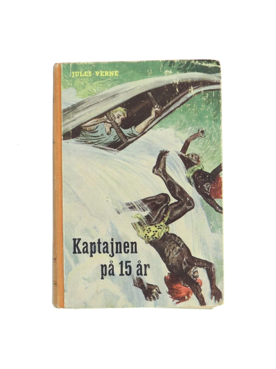 Forsiden af Kaptajnen på 15 år af Jules Verne