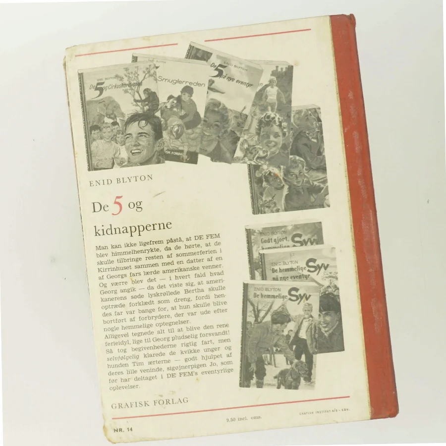 De 5 og kidnapperne af Enid Blyton (Bog)