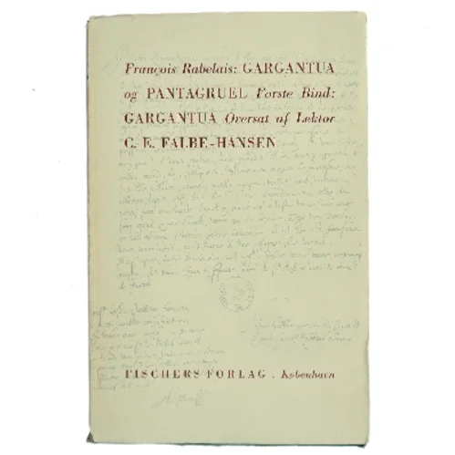 Gargantua og Pantagruel. Første bind: Gargantua af François Rabelais (Bog)