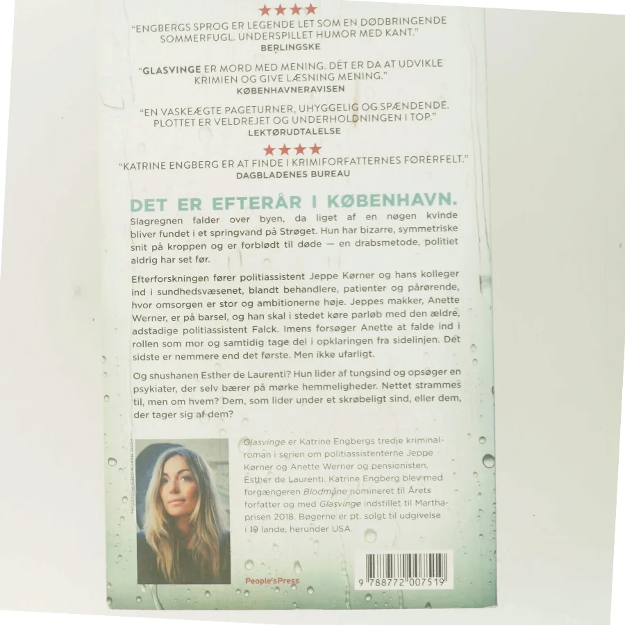 Glasvinge : kriminalroman af Katrine Engberg (Bog)