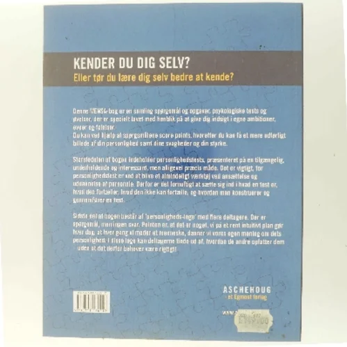 Mensa - kend dig selv : test din personlighed, dine følelser, evner, svagheder og din styrke af Robert Allen (Bog)