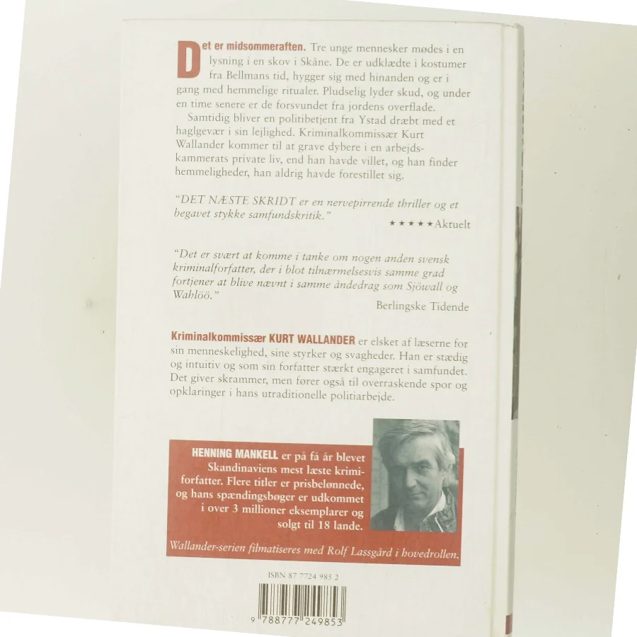 Det næste skridt af Henning Mankell (Bog)