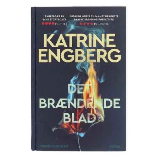 Det brændende blad af Katrine Engberg (Bog)