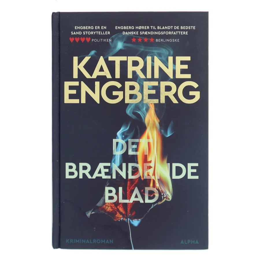 Det brændende blad af Katrine Engberg (Bog)
