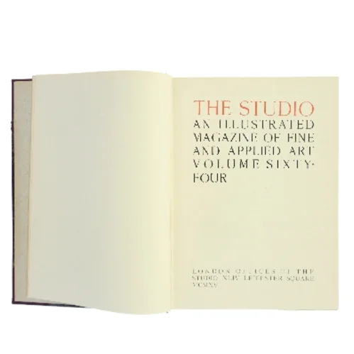 The Studio: An Illustrated Magazine of Fine and Applied Art. Volume Sixty-Four af <Udfyld bogens forfattere> (Bog)