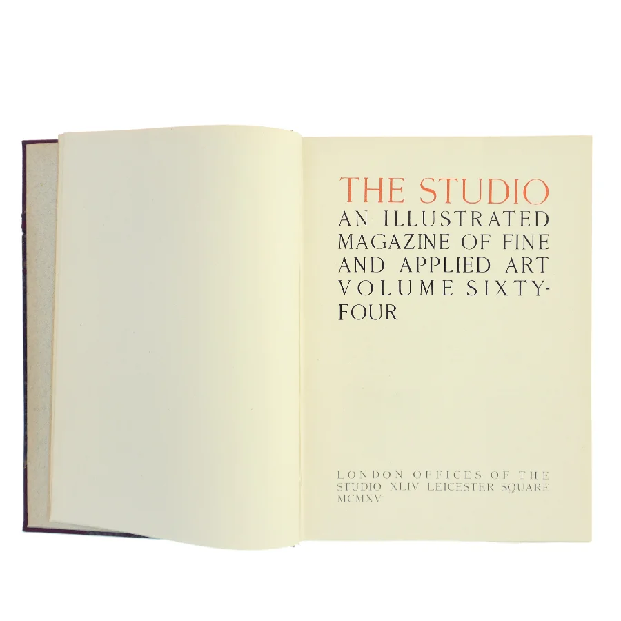 The Studio: An Illustrated Magazine of Fine and Applied Art. Volume Sixty-Four af <Udfyld bogens forfattere> (Bog)
