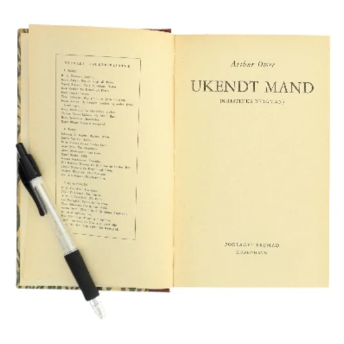 Ukendt mand af Arthur Omre (Bog)